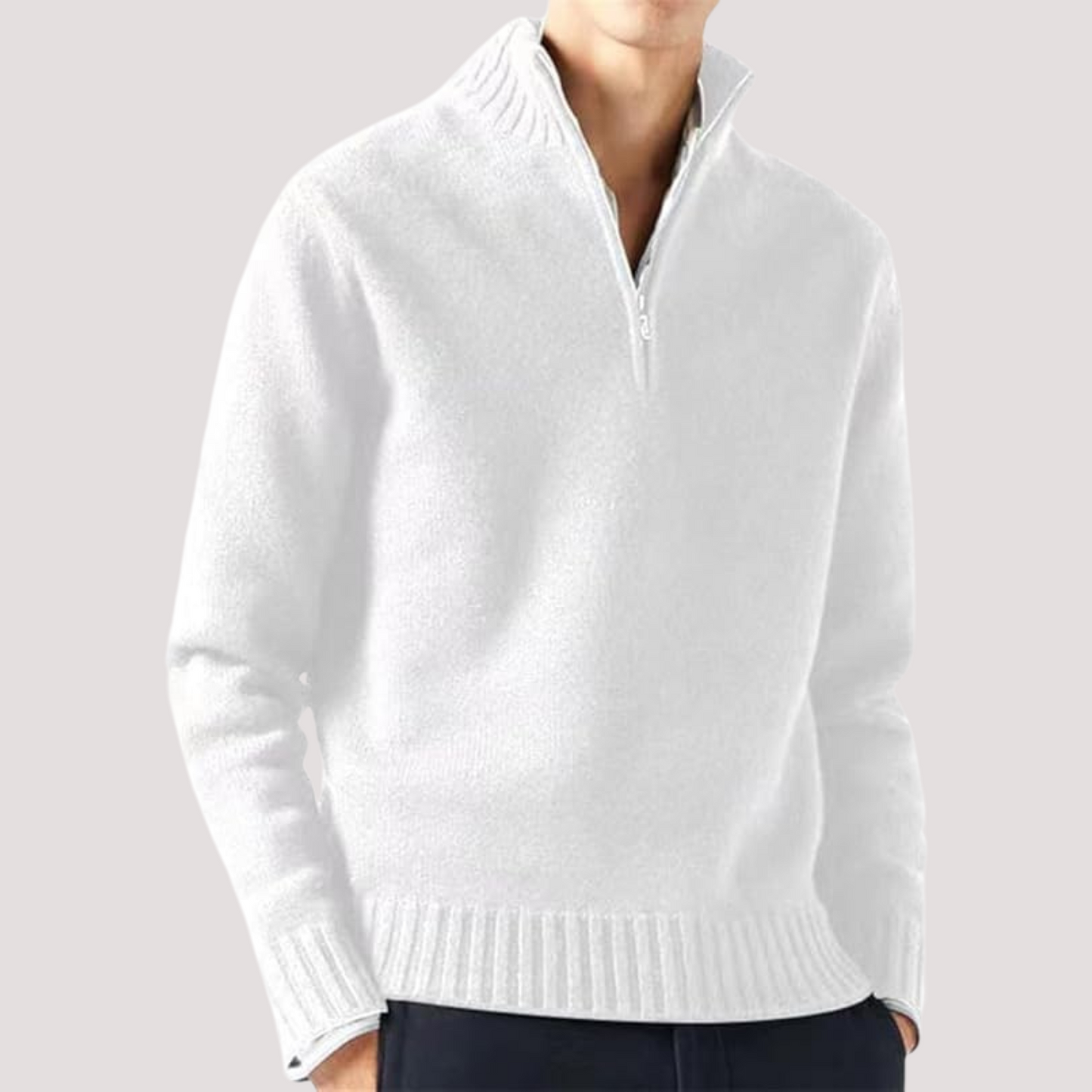 Jersey de Punto Cuello Alto – Moda Otoño Invierno