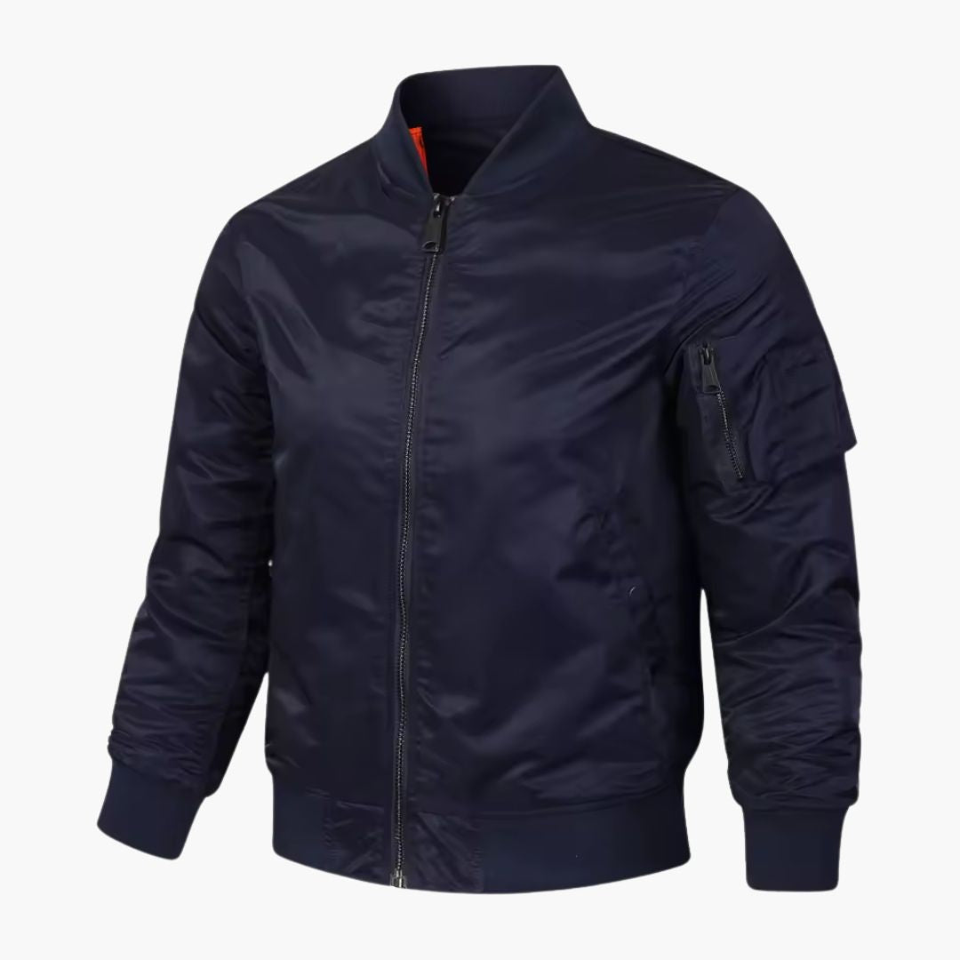 Chaqueta Bomber Impermeable Hombre