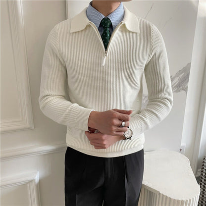 Suéter con Cierre – Moda Masculina Moderna