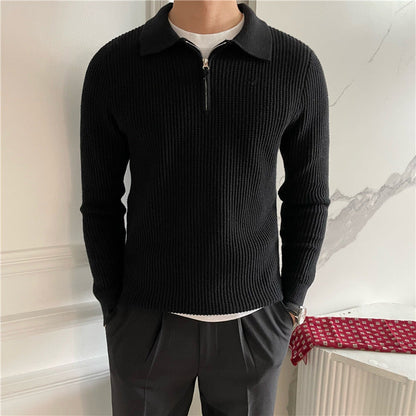 Suéter con Cierre – Moda Masculina Moderna