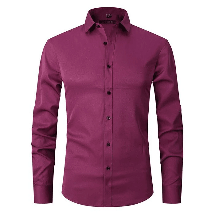 Camisa Antiarrugas Hombre – Estilo Slim y Moderno