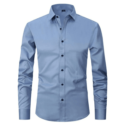 Camisa Antiarrugas Hombre – Estilo Slim y Moderno