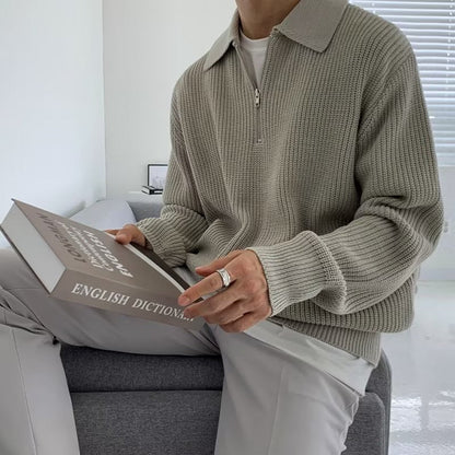 Suéter Elegante con Cierre – Ropa de Hombre Premium