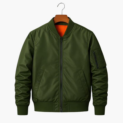Chaqueta Bomber Impermeable Hombre