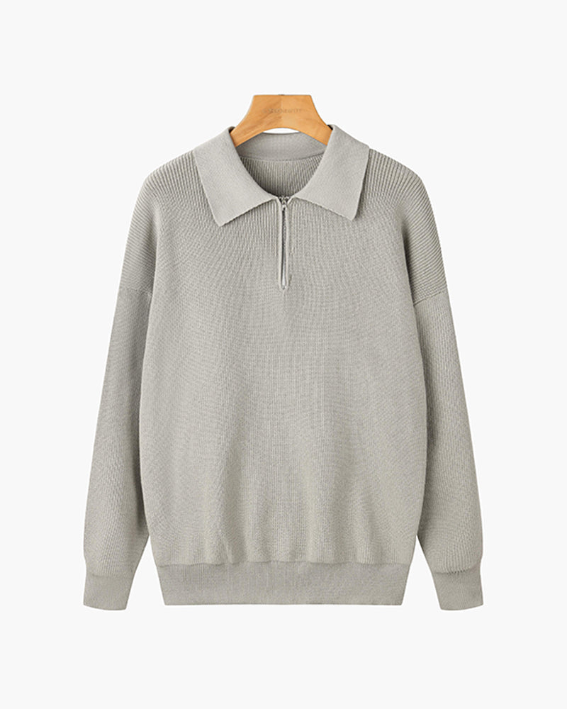 Suéter Elegante con Cierre – Ropa de Hombre Premium