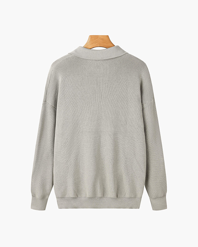 Suéter Elegante con Cierre – Ropa de Hombre Premium