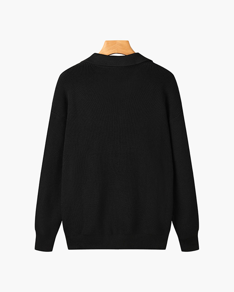 Suéter Elegante con Cierre – Ropa de Hombre Premium