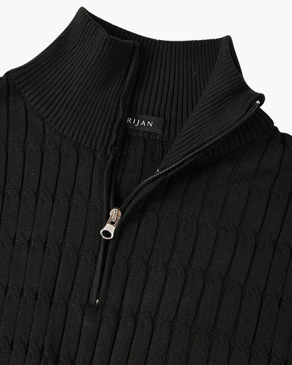 Suéter Elegante con Medio Cierre – Ropa de Hombre