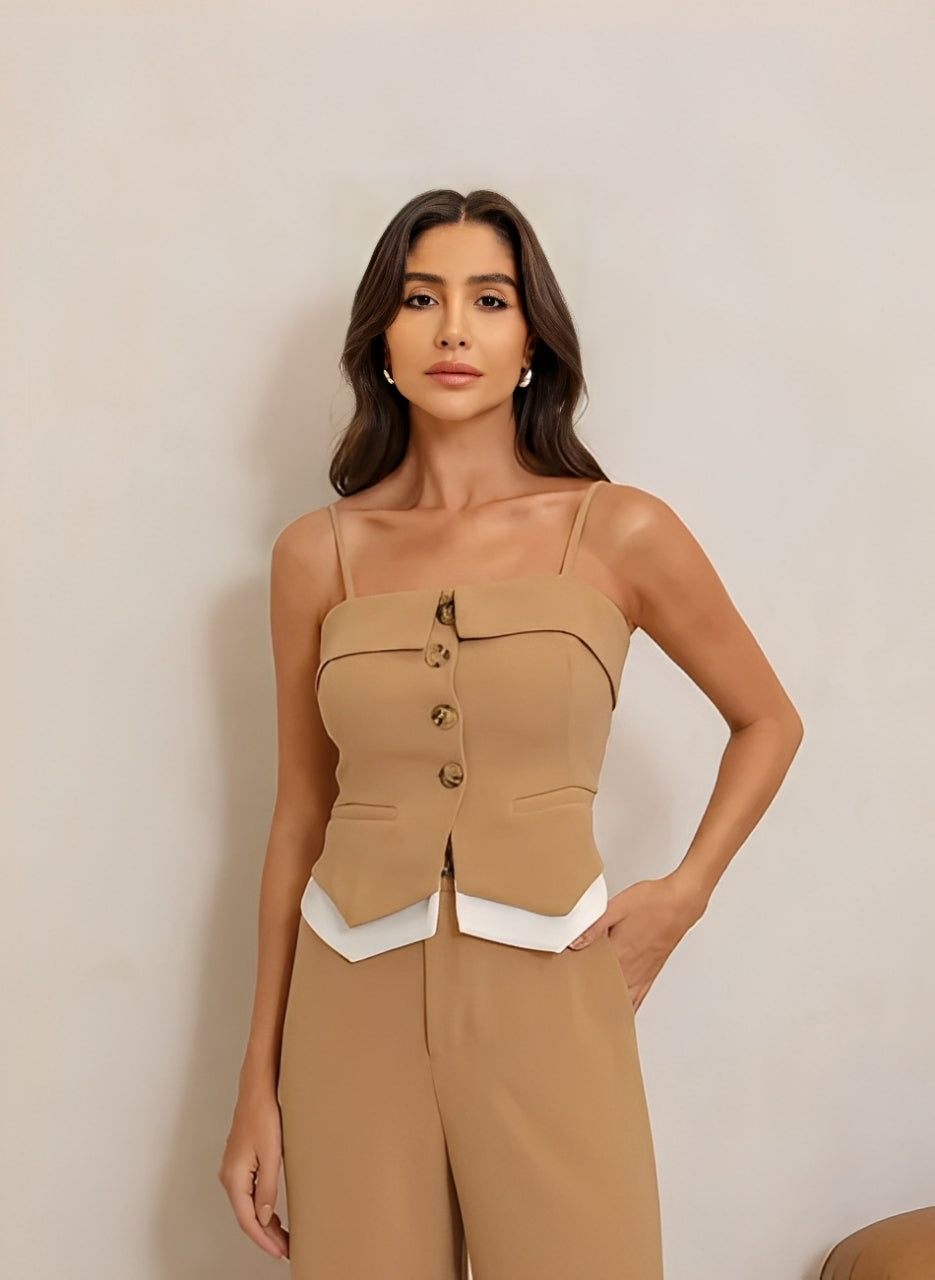 Conjunto de Moda Larissa Mujer – Estilo Elegante y Moderno